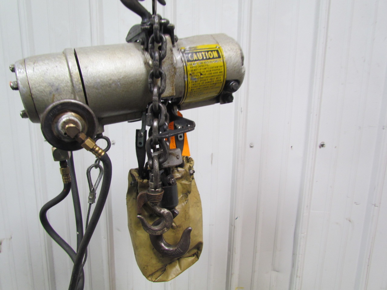 Gardner Denver 300LB Air Pneumatic Chain Hoist 10'Lift Pendant Fast Tested eBay