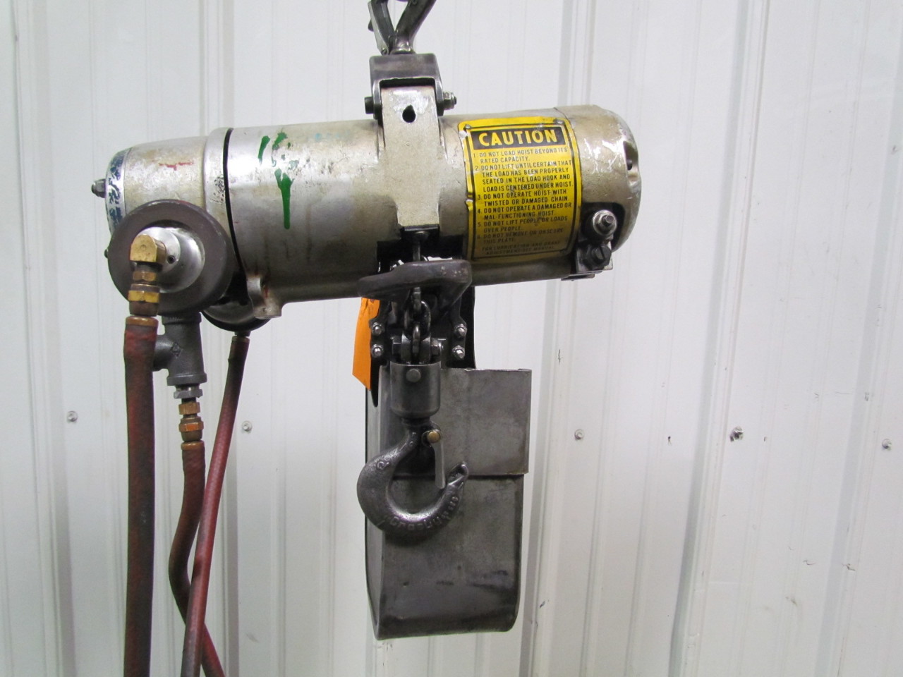 Gardner Denver300LB Air Pneumatic Chain Hoist Pendant Fast Tested 17'Lift eBay
