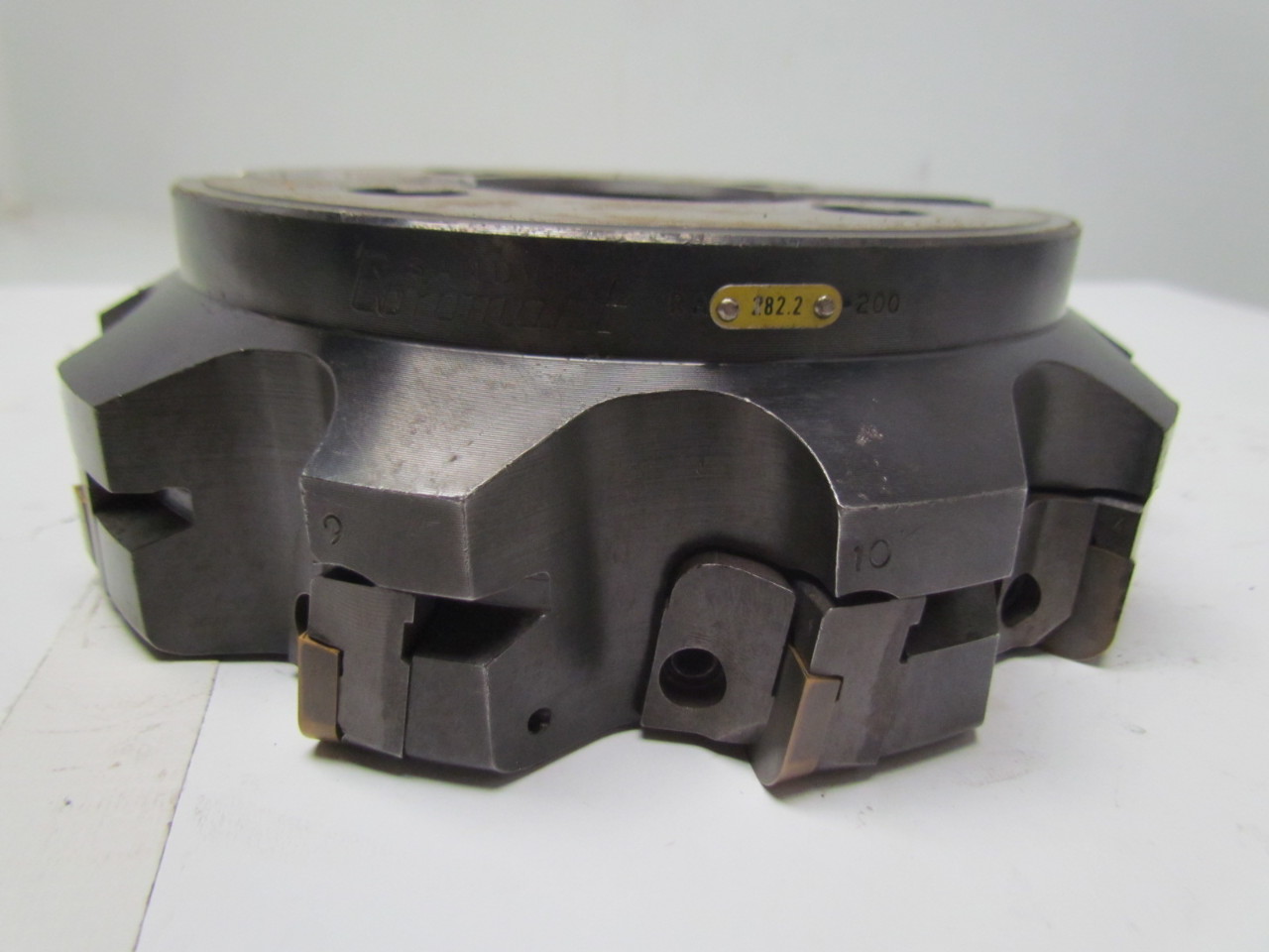 Sandvik coromant RA282.2200 200mm dia indexable 10 tool face mill