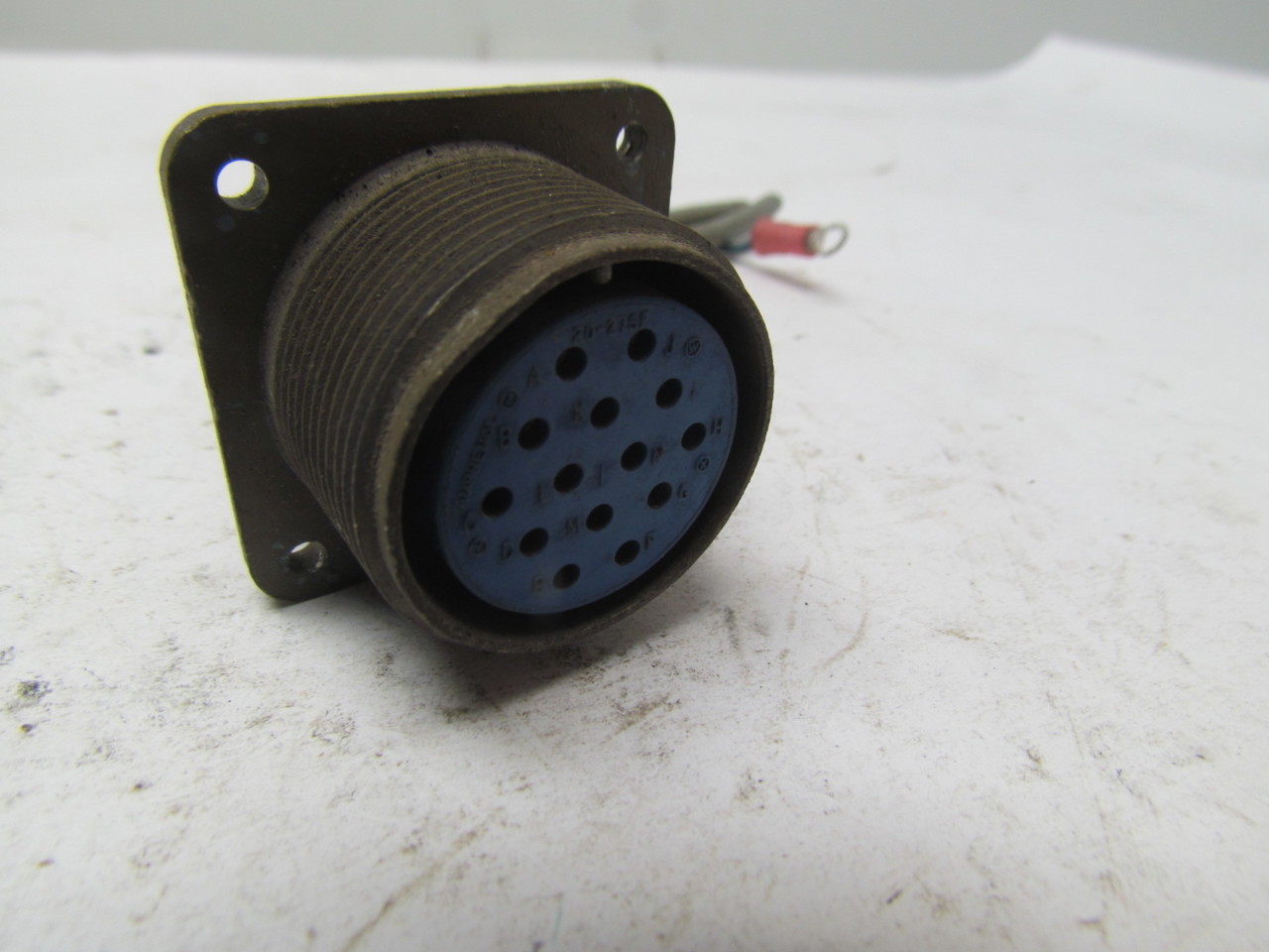 Amphenol A2027SF 14 pin circular female connector plug eBay