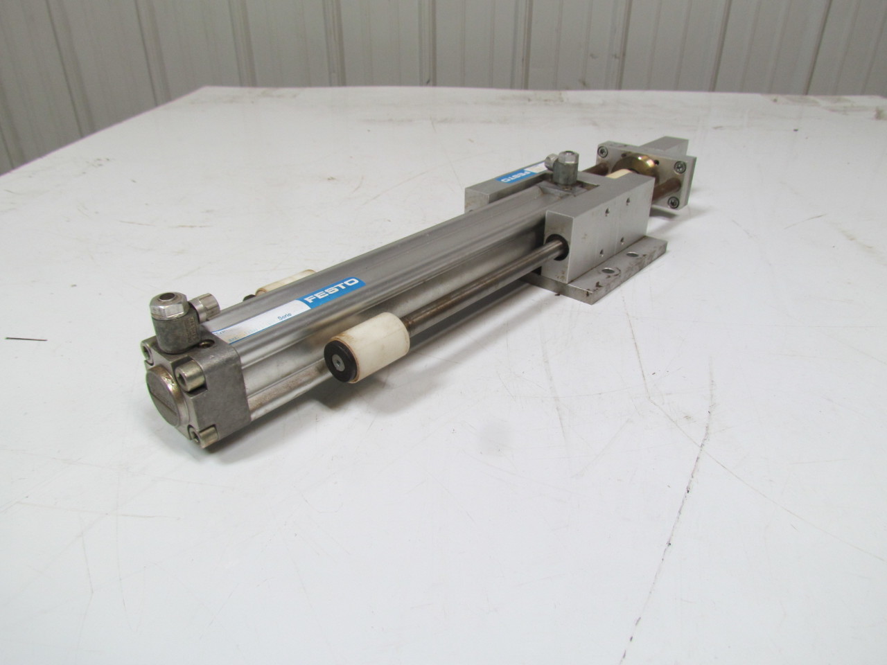 Festo Linear Guide w/ Pneumatic cylinder 6"stroke 1"bore eBay