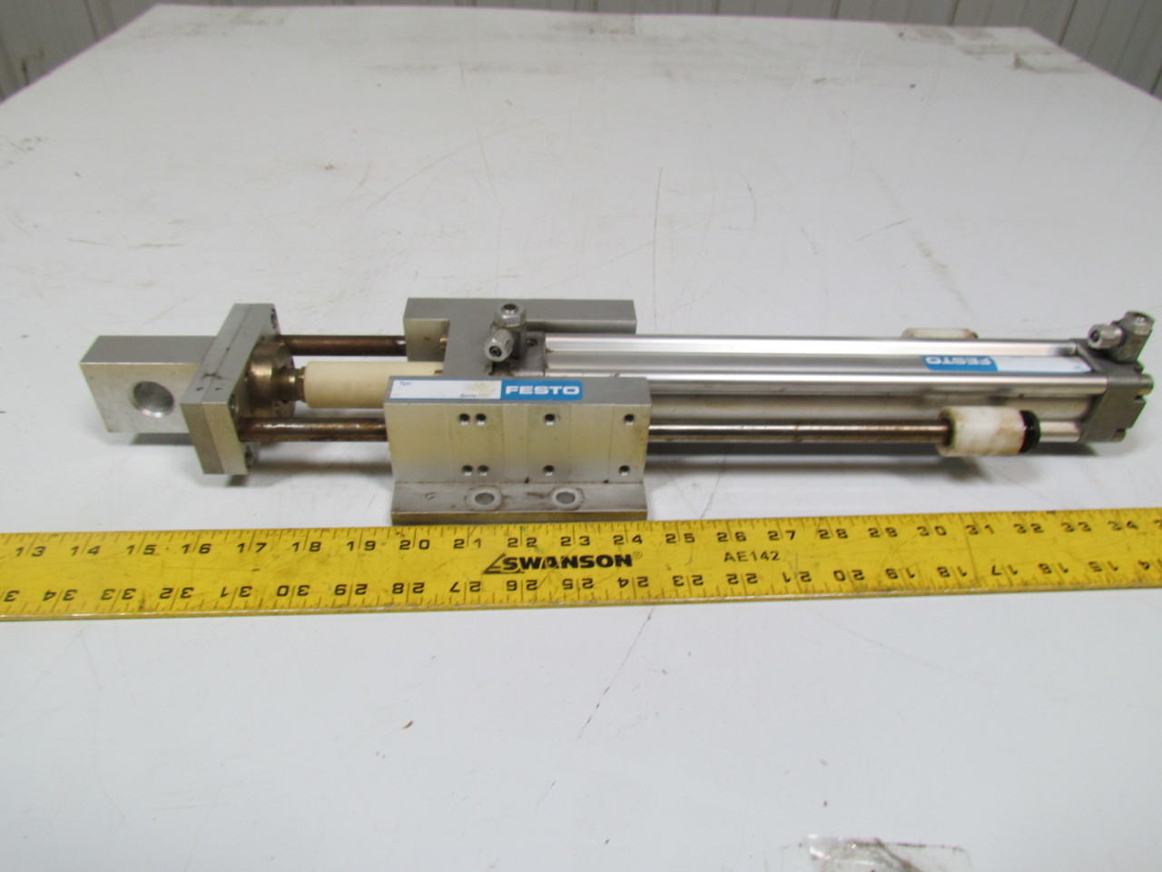 Festo Linear Guide w/ Pneumatic cylinder 6"stroke 1"bore eBay