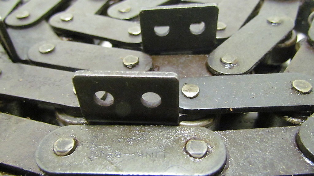 Link Belt C2052 Double pitch Large Steel Conveyor Roller Chain With K2