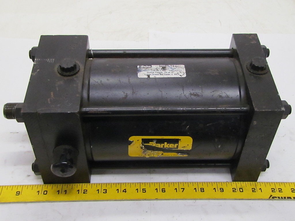 Parker 05.00 CD2AU8AC 6.000 Pneumatic Air Cylinder 5"Bore 6"Stroke