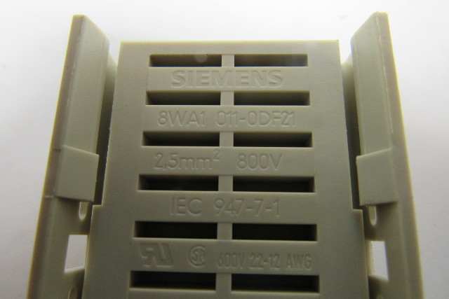 20 Morsetti Siemens 8WA1 011-3DH21 3 Poli Beige 24,5mm - Taglia 6 - Foto 5