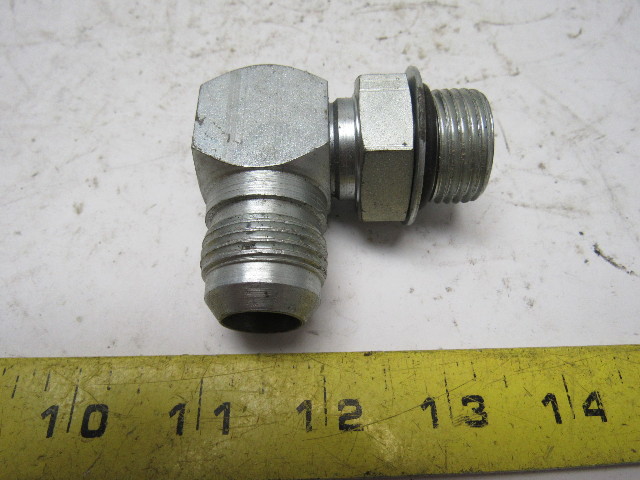 Raccordo Idraulico Fitting Maschio O-ring Maschio 90° O-Ring 3/4 Flangia JIC 3/4 Maschio X 1 JIC