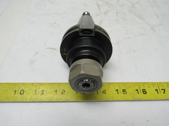 CAT50 PARLEC TG100 COLLET CHUCK TOOL HOLDER COOLANT 4" PROJ. C50B-10SC4 CAT50 PARLEC TG100 COLLET CHUCK TOOL HOLDER COOLANT 4" PROJ. C50B-10SC4