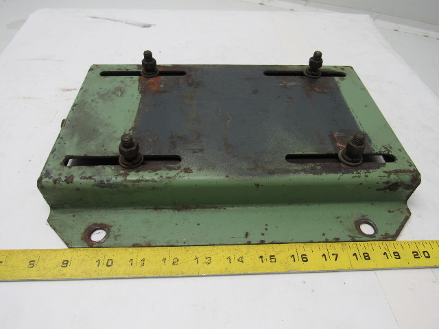 thumbnail interactive-video image 1 of Electric Motor Mounting Bracket & Tensioner – Fits Baseless Frame Type 56C Motors (Made In USA) 1 of 6