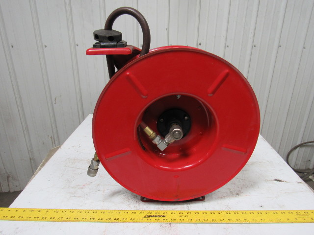 Reelcraft 7850 OLPSW57 1/2" X 50' Spring Hose Reel - Heavy Duty Garden Hose Reel