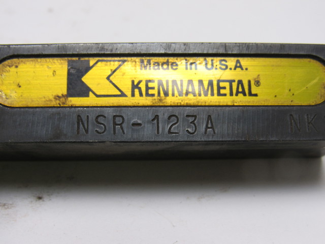 Kennametal Top Notch Threading Holder NSR122B – 3/4" Shank, 4.5" Length – 1097584