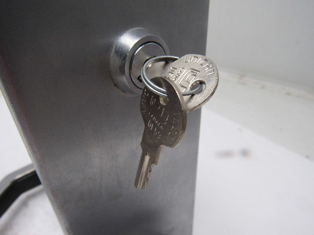 thumbnail image 2 of Kaba Simplex 1011-26D-41 Mechanical Push Button Entry Lockset - Knob, Left Hand, White 2 of 6