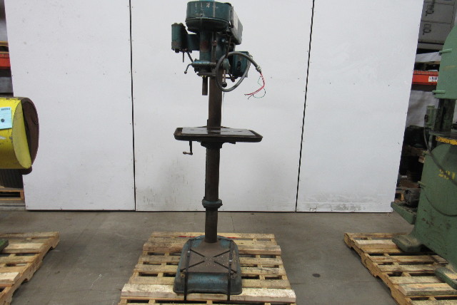 Walker Turner 20 Vintage Pedestal Drill Press Mill Drill 208 460v