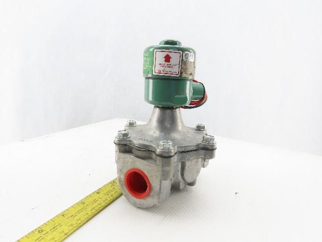 ASCO 8215B050 Red Hat 25PSI Air Inert Gas Solenoid Valve 24VDC 1"NPT