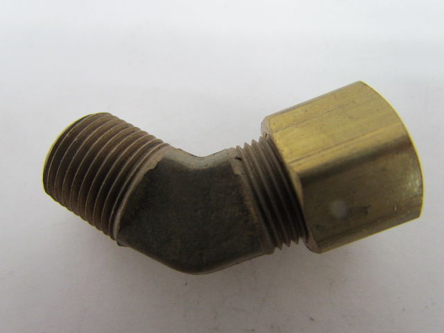 Parker 179C 8 6 1 2x3 8 45 Degree Elbow Compression Tube Fitting Brass Bullseye Industrial Sales