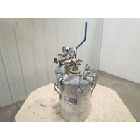 Binks 5 Gallon Standard Pressure Tank w/Agitator & Regulators Paint