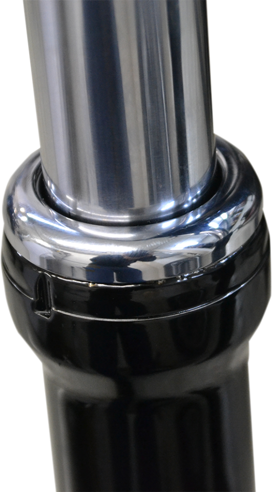 La Choppers Pair Chrome 39mm Fork Dust Caps 8416 Harley Dyna Sportster