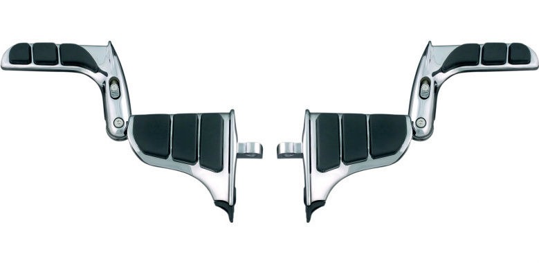 Kuryakyn Swingwing Male Mount Chrome Footpegs Harley
