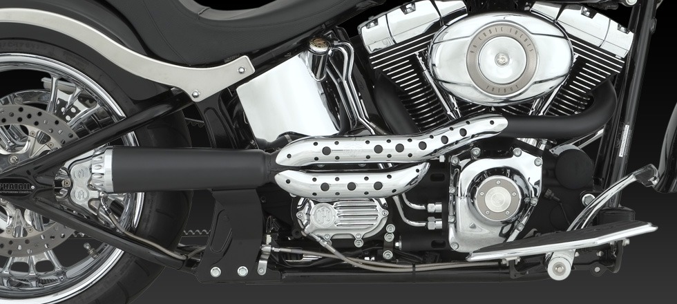 2 into 1 exhaust softail