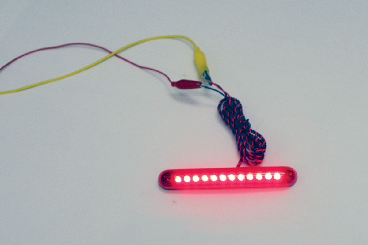 Custom Dynamics Red Led Universal Motorcycle Light Bar fits Harley