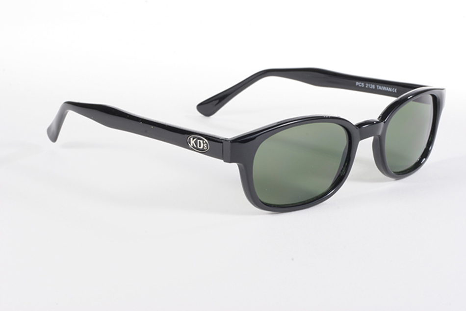 KD's 1 Pair Dark Green Motorcycle Old School Biker Sunglasses Shades 2126 JT's CYCLES