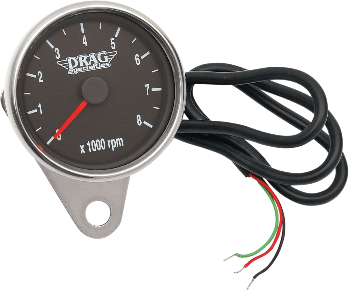 Drag Specialties Polished Black Face 2.4
