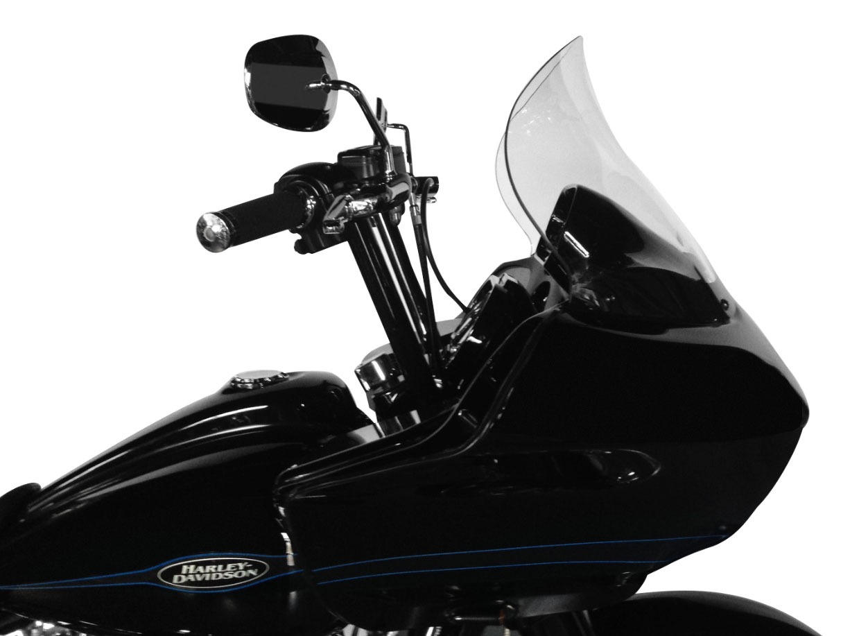 Klock Werks Flare 14" Tint tinted windshield 9813 Harley Road Glide FLTR FLTRX JT's CYCLES