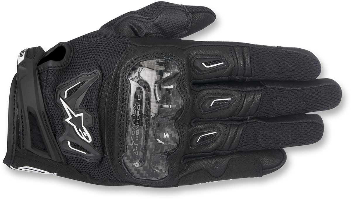 Alpinestars Mens Leather SMK2 Black v2 Motorcycle Riding Street Racing