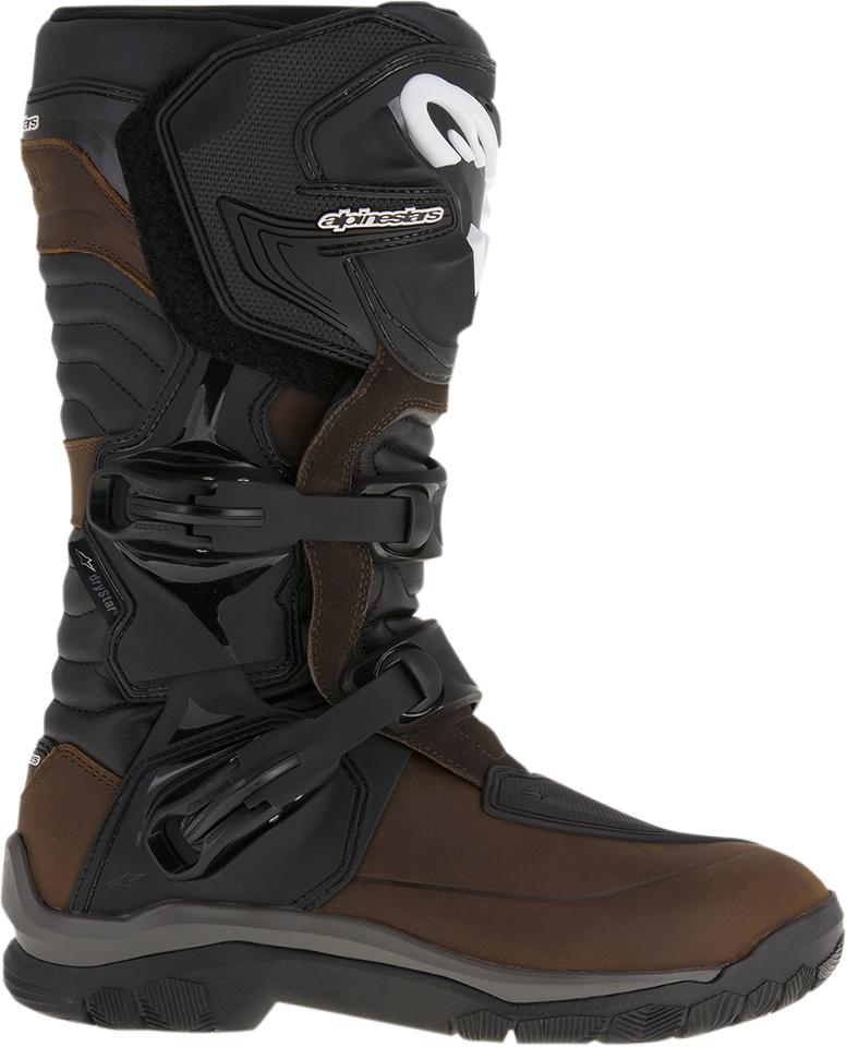Alpinestars Brown Mens Leather Corazal Dryster Motorcycle Off road