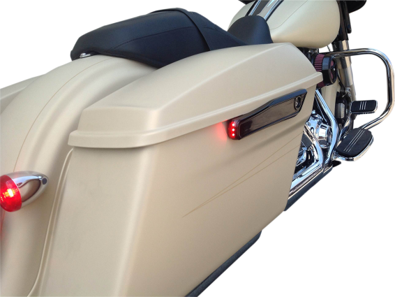 Alloy Art Black Lighted Saddlebag Hinge Covers Harley Davidson 14 17 Alloy Art Black Lighted Saddlebag Hinge Covers Harley Davidson 14 17 Touring Usa