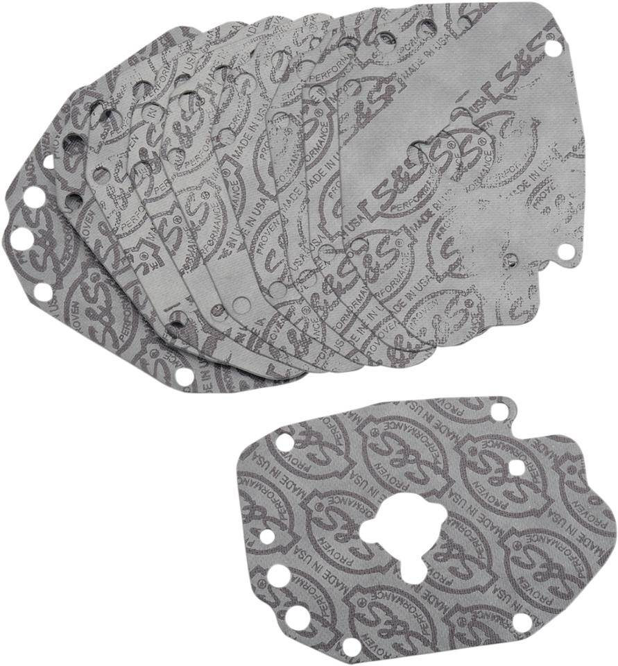 S&S 10 Pack Motorcycle Float Bowl Gaskets Harley Carburetor Super E & G