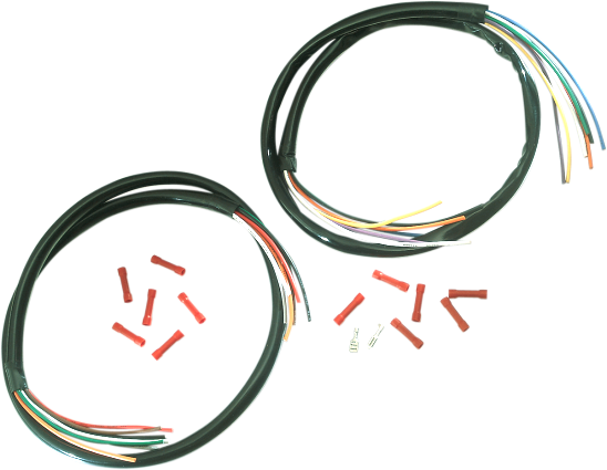 Drag Specialties Extended Handlebar Wiring Harness 82-95 ... wiring harness diagram 95 flhr harley 