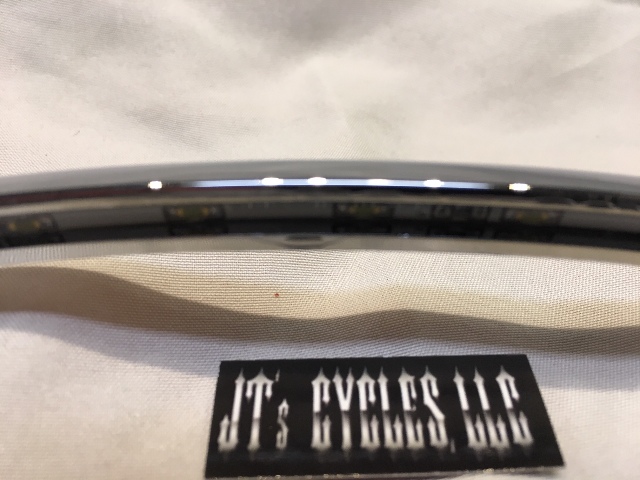 thumbnail image 2 of Aizoma Chrome LED License Plate Frame With 6 LEDs For Harley Davidson Motorcycles 2 of 5