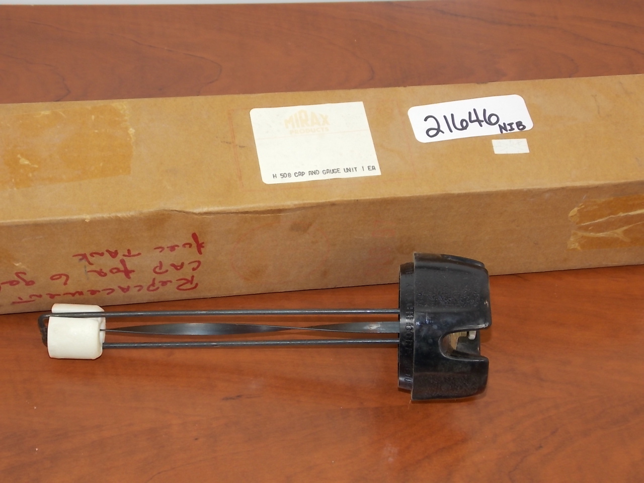 NEW NOS Mirax Cap and Gauge Unit 6 Gallon H508 H-508 4143 NIB