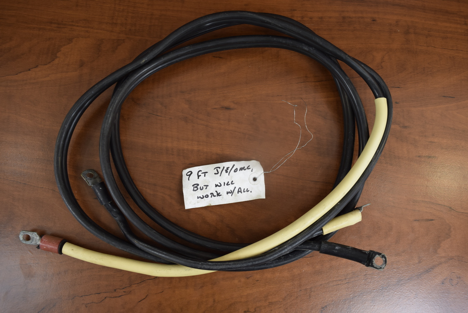 Johnson Evinrude OMC 9 FT Battery Cables. Will fit Mercury Yamaha