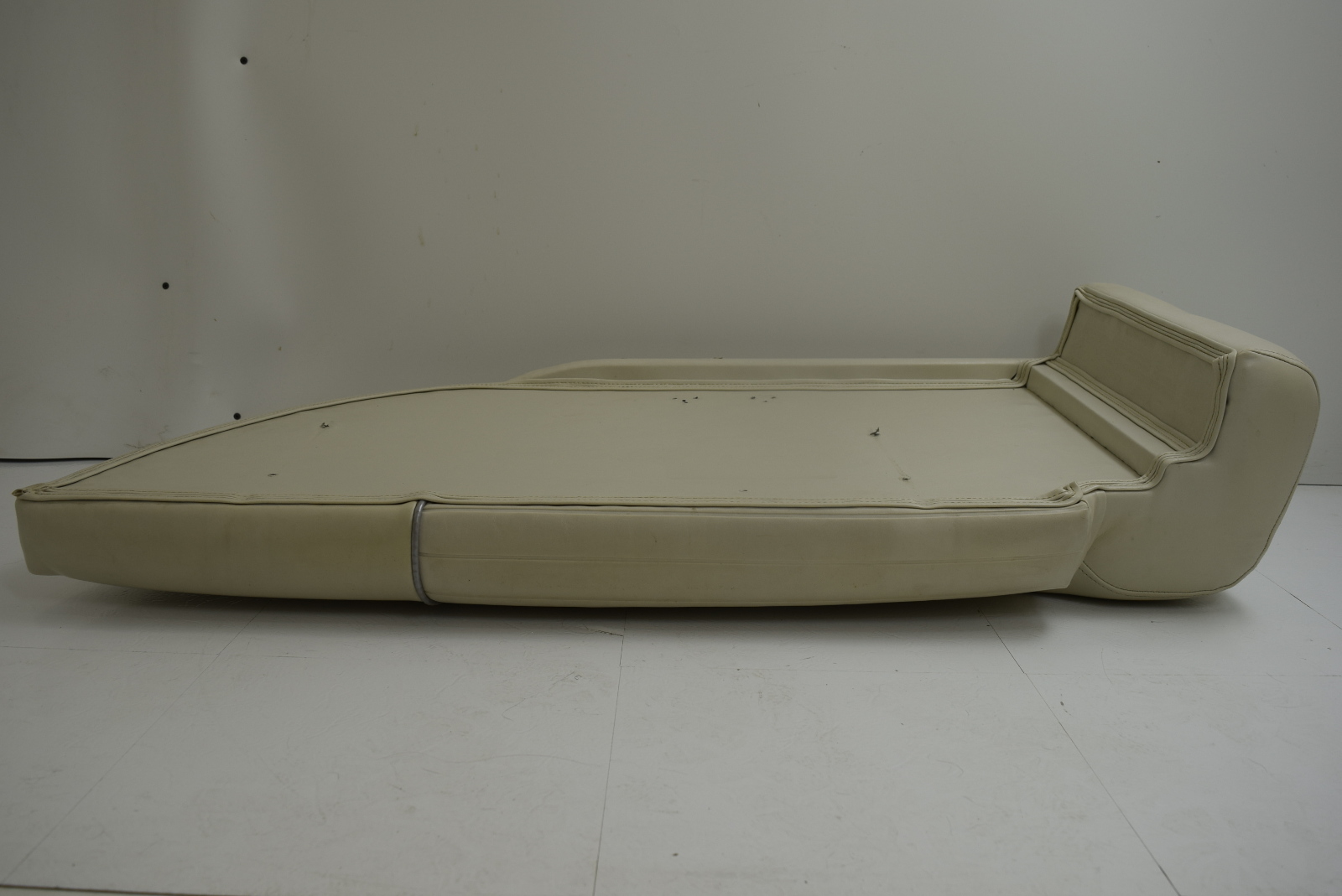 Starcraft Pontoon Seat Cushion Ivory with Black accent. eBay