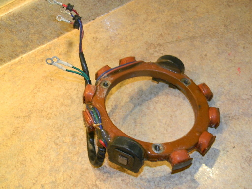 Yamaha stator from a 1983 90 HP AETO Southcentral Outboards