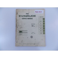 1965 Evinrude Fastwin 18 HP service manual models 18502 & 18503