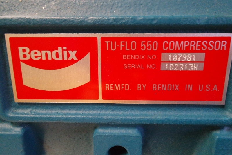 BENDIX TUFLO 550 COMPRESSOR 107981 eBay