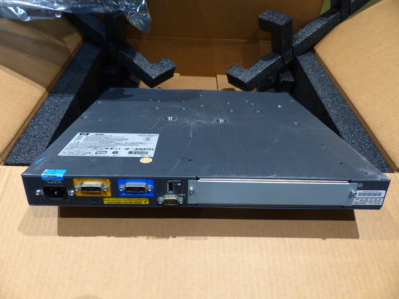 HP PROCURVE 48PORT GIGABIT SWITCH LAYER 3 POE 3500YL48GPWR