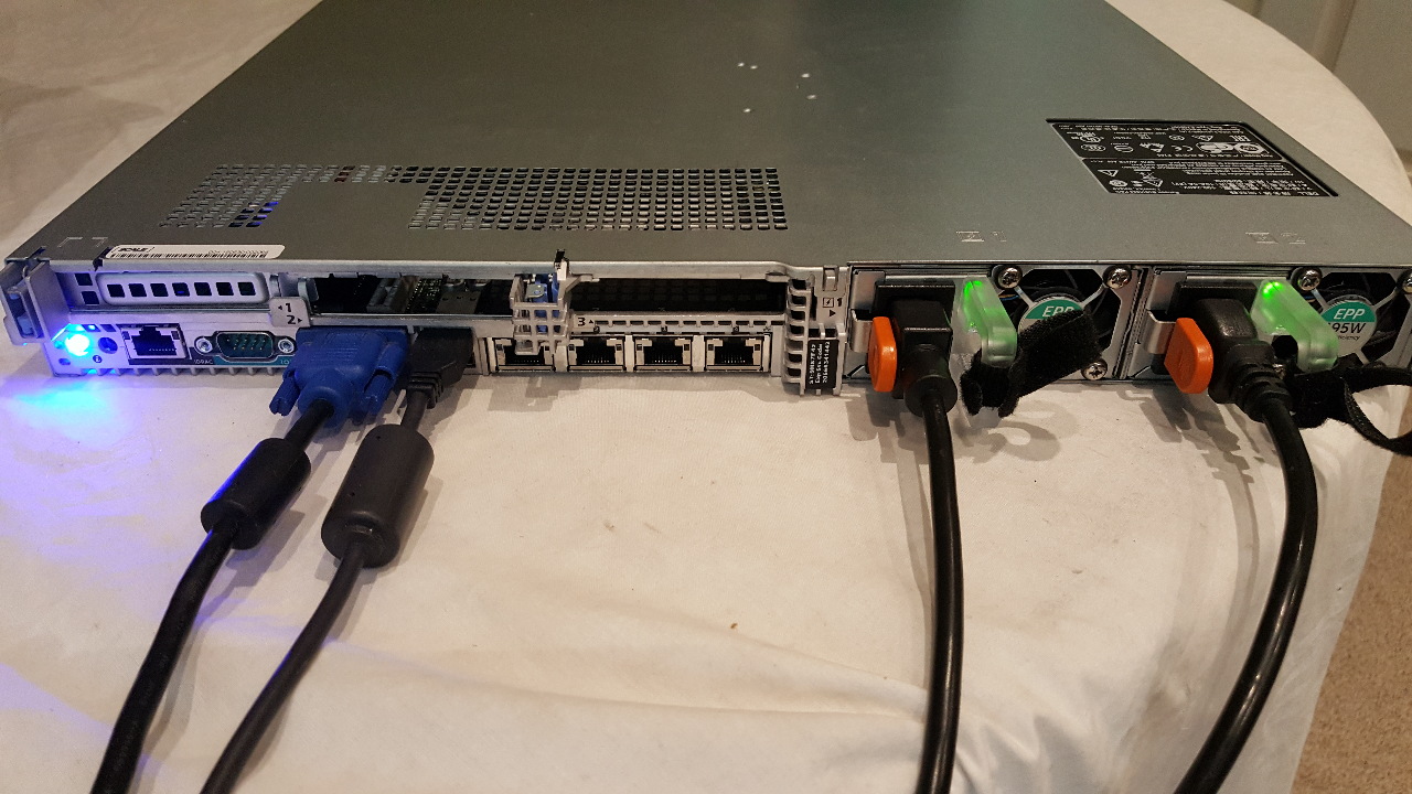 مص+زب+وكس DELL HC3 SCALE R630 SERVER 16GB 2* 6-CORE E5-2620 V3 8* 1.8TB 10K ...