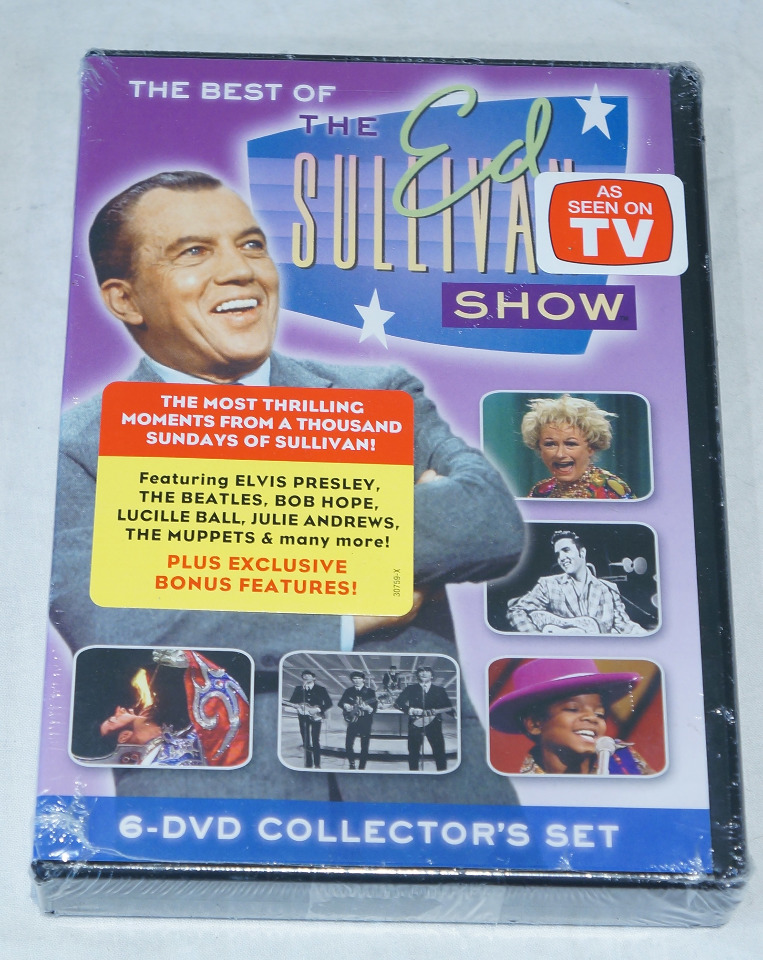 THE BEST OF THE ED SULLIVAN SHOW 6DVD COLLECTOR'S SET NEW MDG Sales, LLC