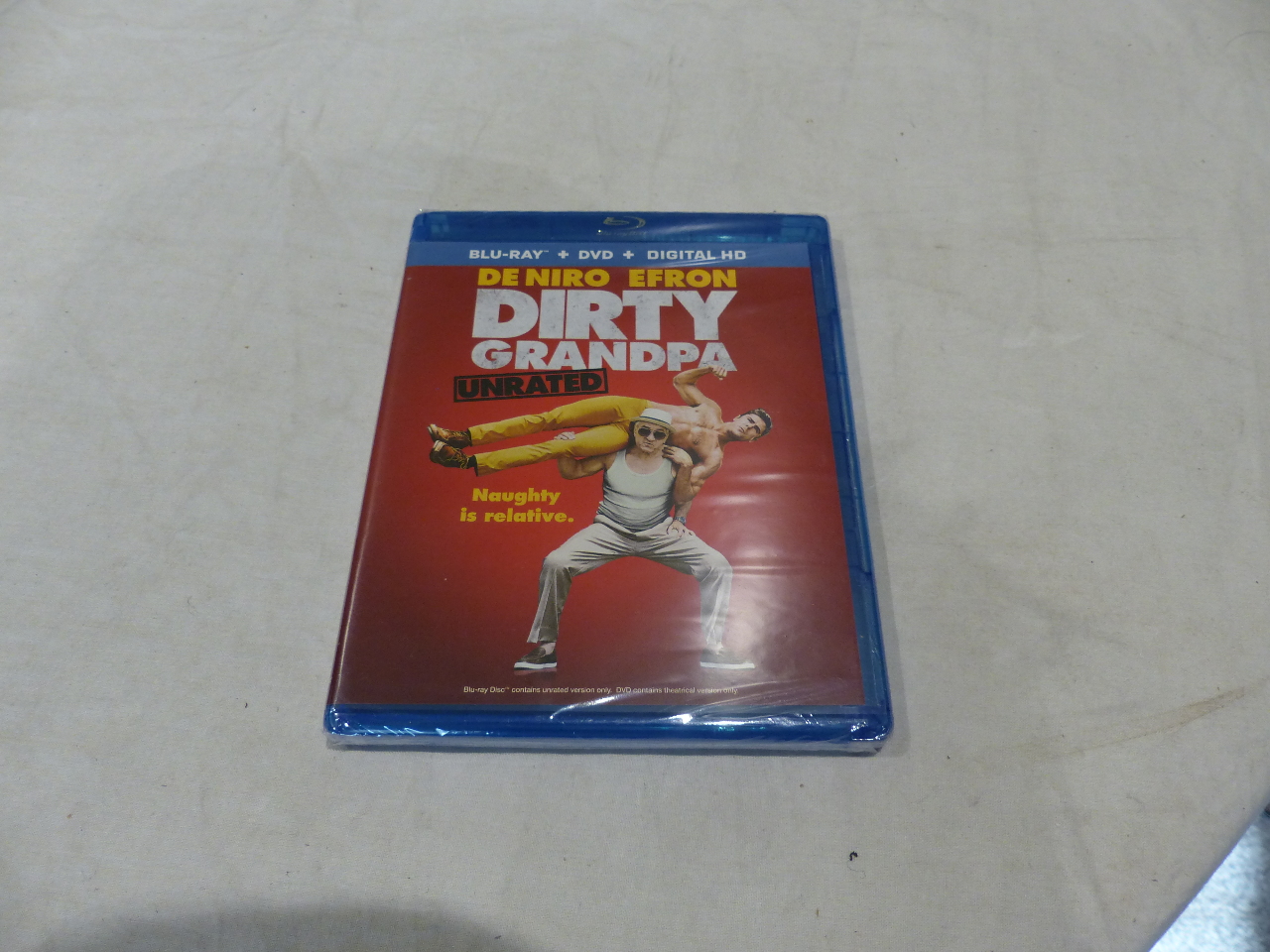 DIRTY GRANDPA UNRATED BLURAY + DVD + DIGITAL HD NEW MDG Sales, LLC