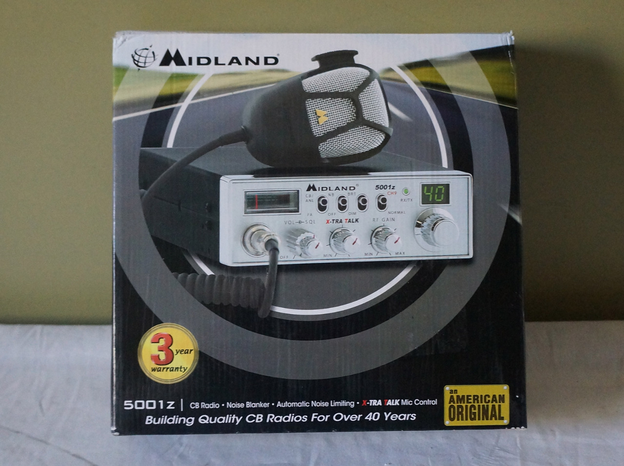 MIDLAND RADIO CORPORATION FULL FEATURE CB RADIO 5001Z W/PA MDG Sales, LLC