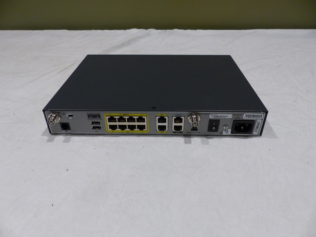 CISCO CISCO1811W INTEGRATED SERVICE ROUTER + 32MB COMPACT FLASH CARD eBay
