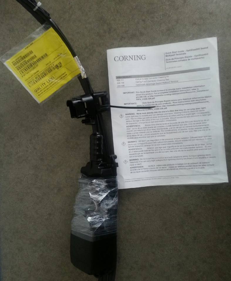 CORNING CABLE MATE TERMINAL'S OPTITIP CONNECTOR MOB0444TD025FWP eBay