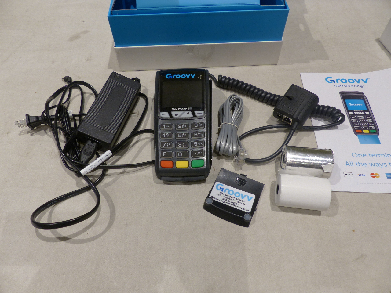 INGENICO ICT25011T2197A GROOVV EMV / NFC (CONTACTLESS) W/ BASELINE