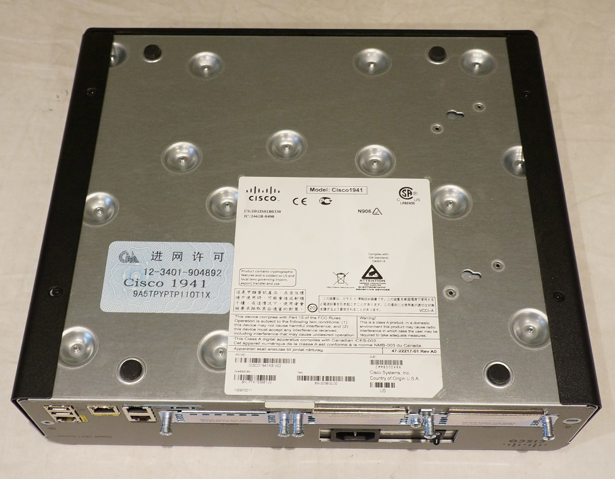 CISCO 1900 SERIES ROUTER CISCO1941 K9 V02