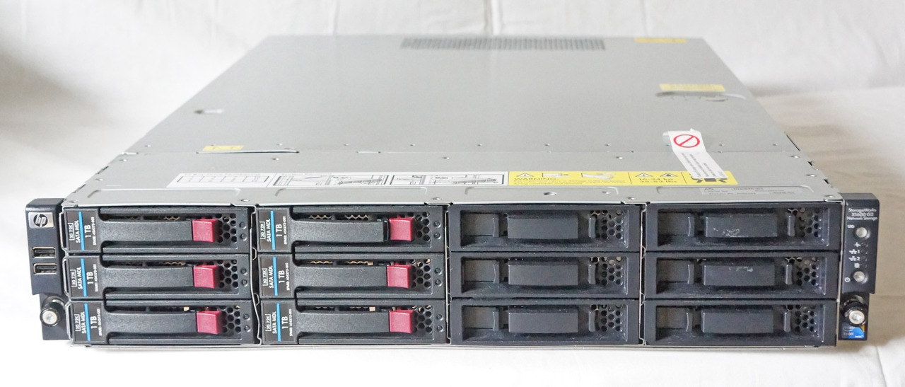 HP STORAGEWORKS X1600 G2 NETWORK STORAGE SYSTEM 2.27GHZ 6GB DDR3 6TB ...