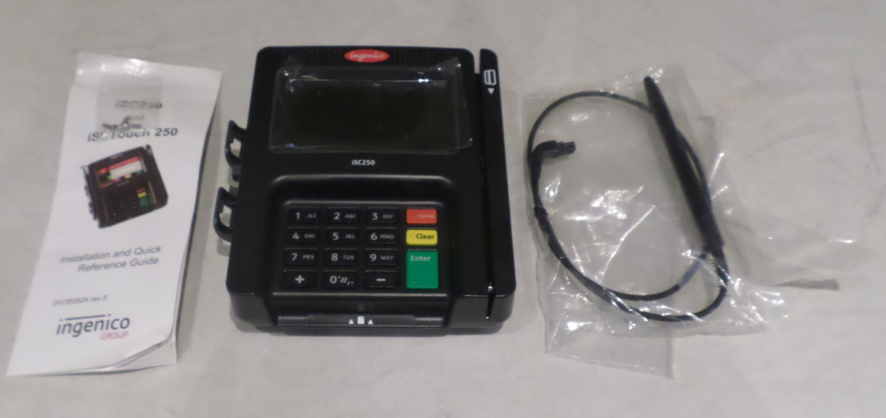INGENICO ISC250 CREDIT CARD READER TERMINAL ISC250USSCN06A ISC250