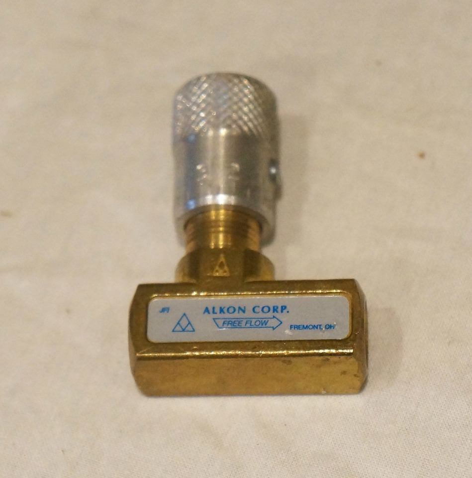 ALKON CORP JF1 FREE FLOW CONTROL VALVE eBay